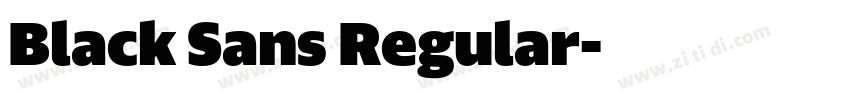 Black Sans Regular字体转换 Black Sans Regular字体转换